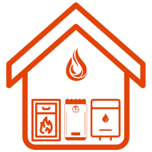 A house with a furnace, boiler and tankless hot water heater in it. A house with a furnace, boiler and tankless hot water heater in it.